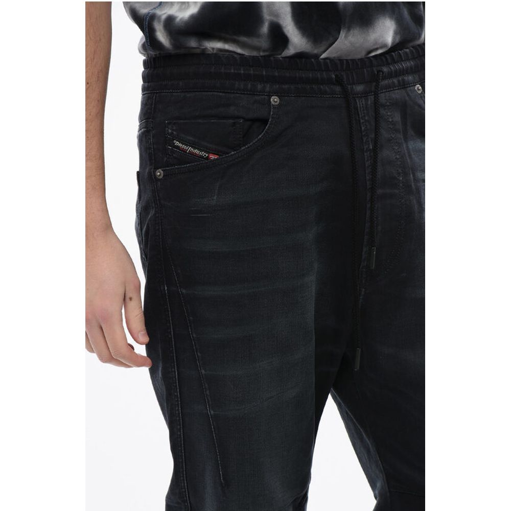 Solid Color 2040 D-AMAGE Jogg Jeans with Drawstring Waist 18