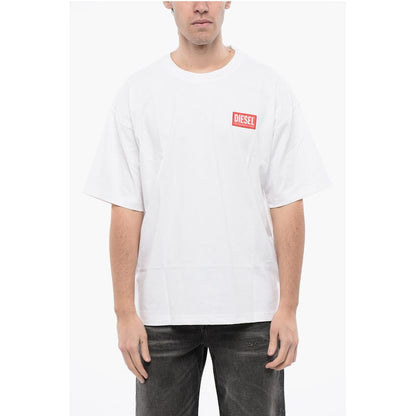 RED TAG Cotton T-NLABEL-L1 Crew-neck T-shirt with Embroidery