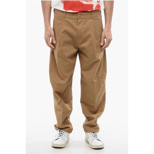 RED TAG Stretch Cotton Single-Pleat P-ARTHUR Pants