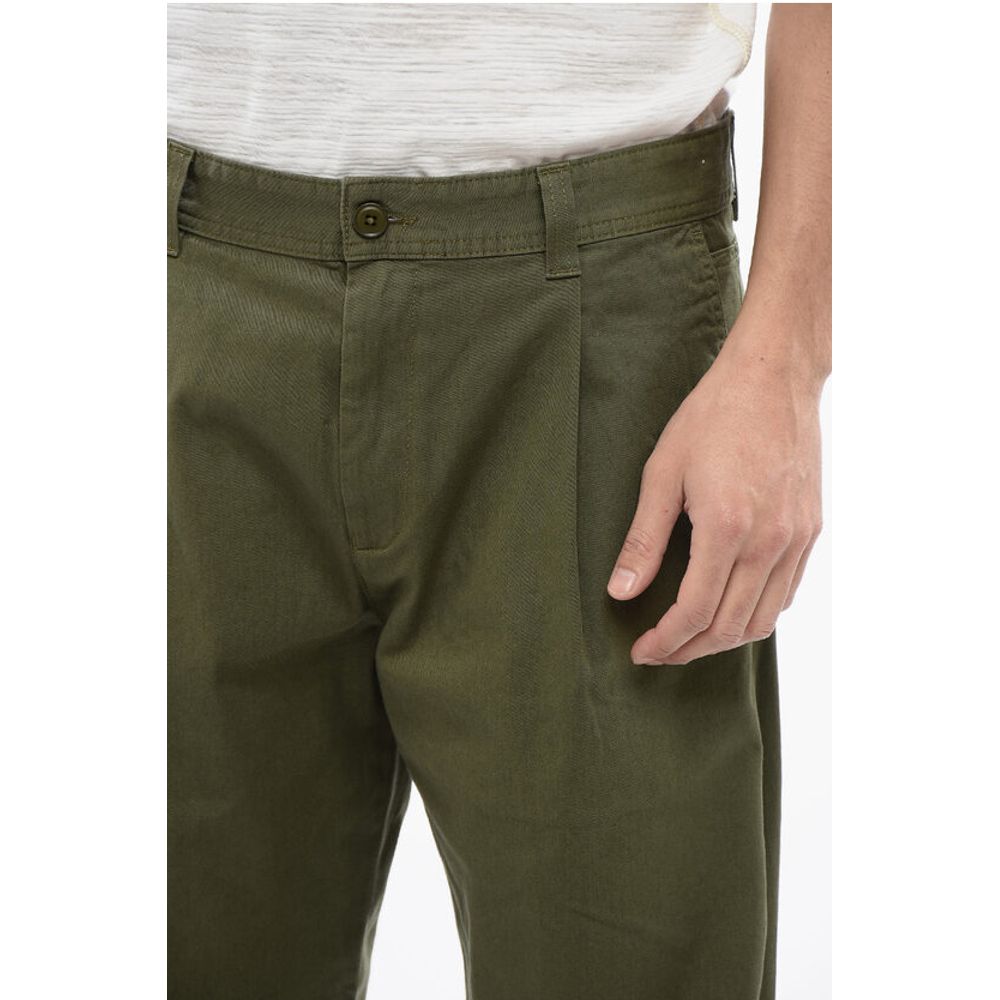 RED TAG Stretch Cotton Single-Pleat P-ARTHUR Pants