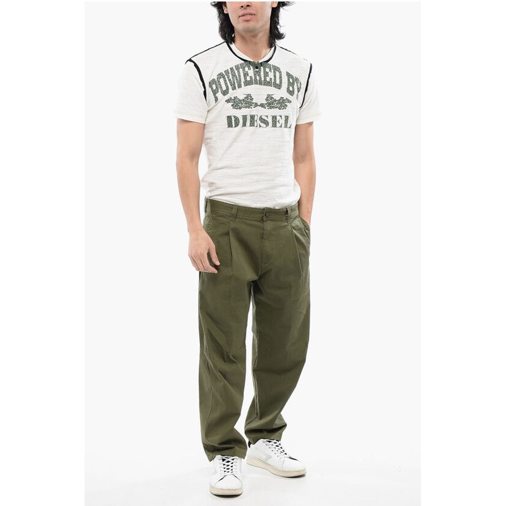 RED TAG Stretch Cotton Single-Pleat P-ARTHUR Pants