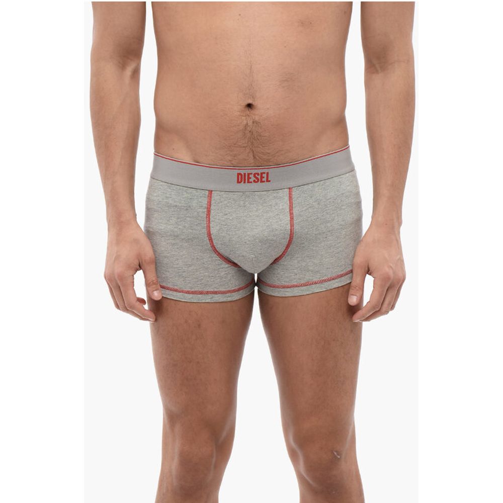 Stretch Cotton UMBX-DAMIEN-H Boxer with Visible Stitching