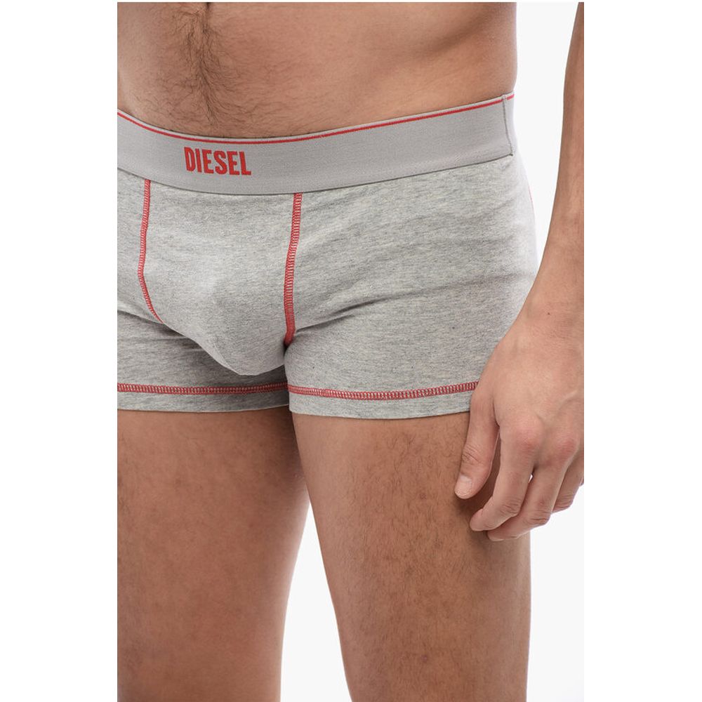 Stretch Cotton UMBX-DAMIEN-H Boxer with Visible Stitching