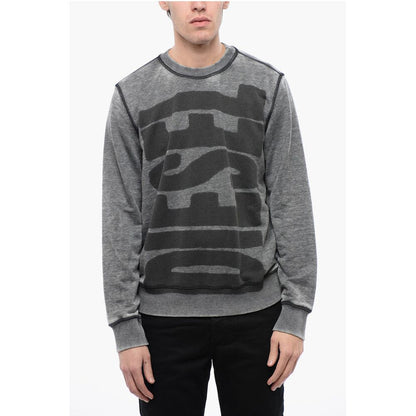 RED TAG Burn-Out Wash S-GINN-L1 Crew-neck Sweatshirt