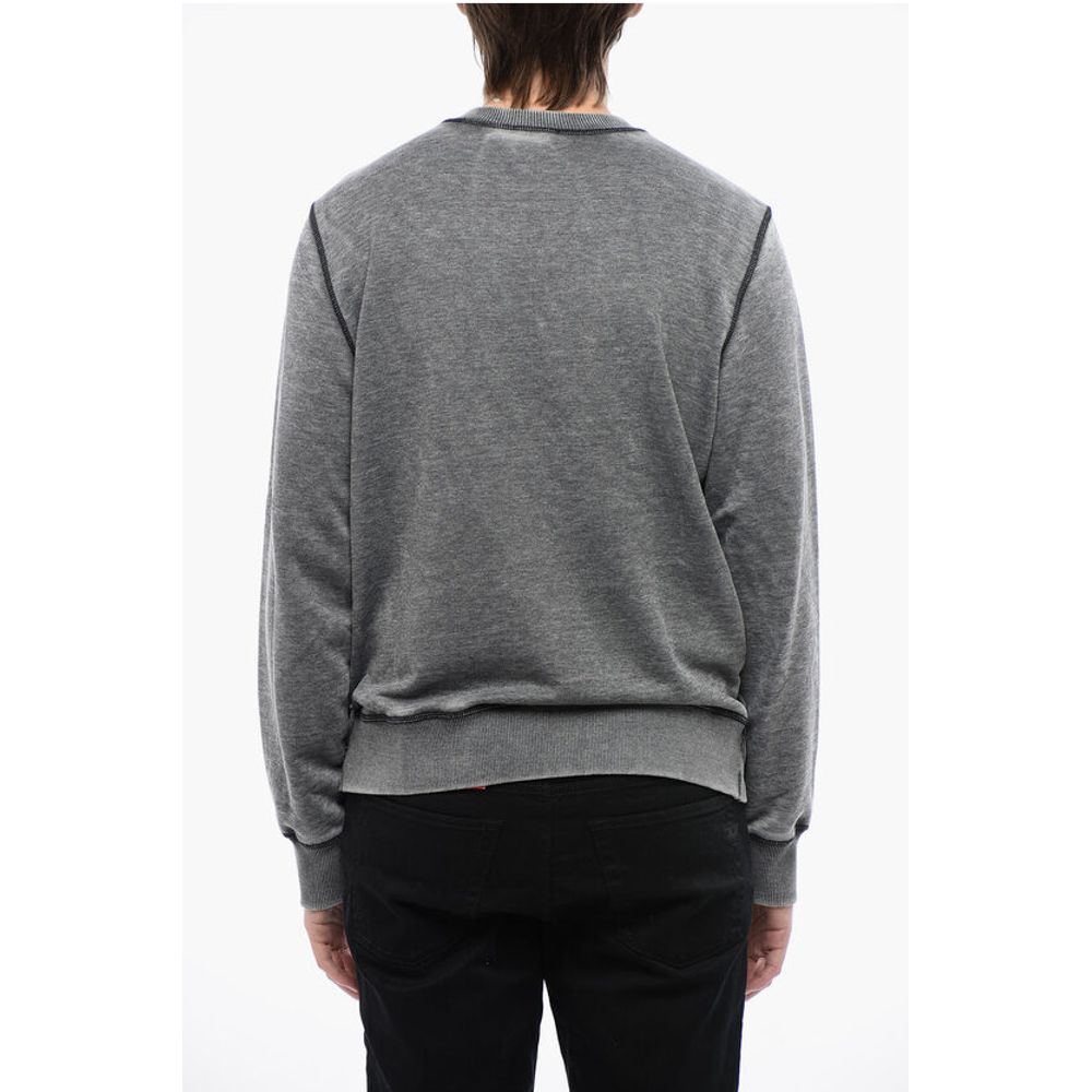 RED TAG Burn-Out Wash S-GINN-L1 Crew-neck Sweatshirt
