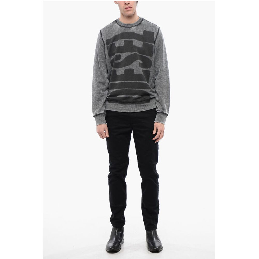 RED TAG Burn-Out Wash S-GINN-L1 Crew-neck Sweatshirt