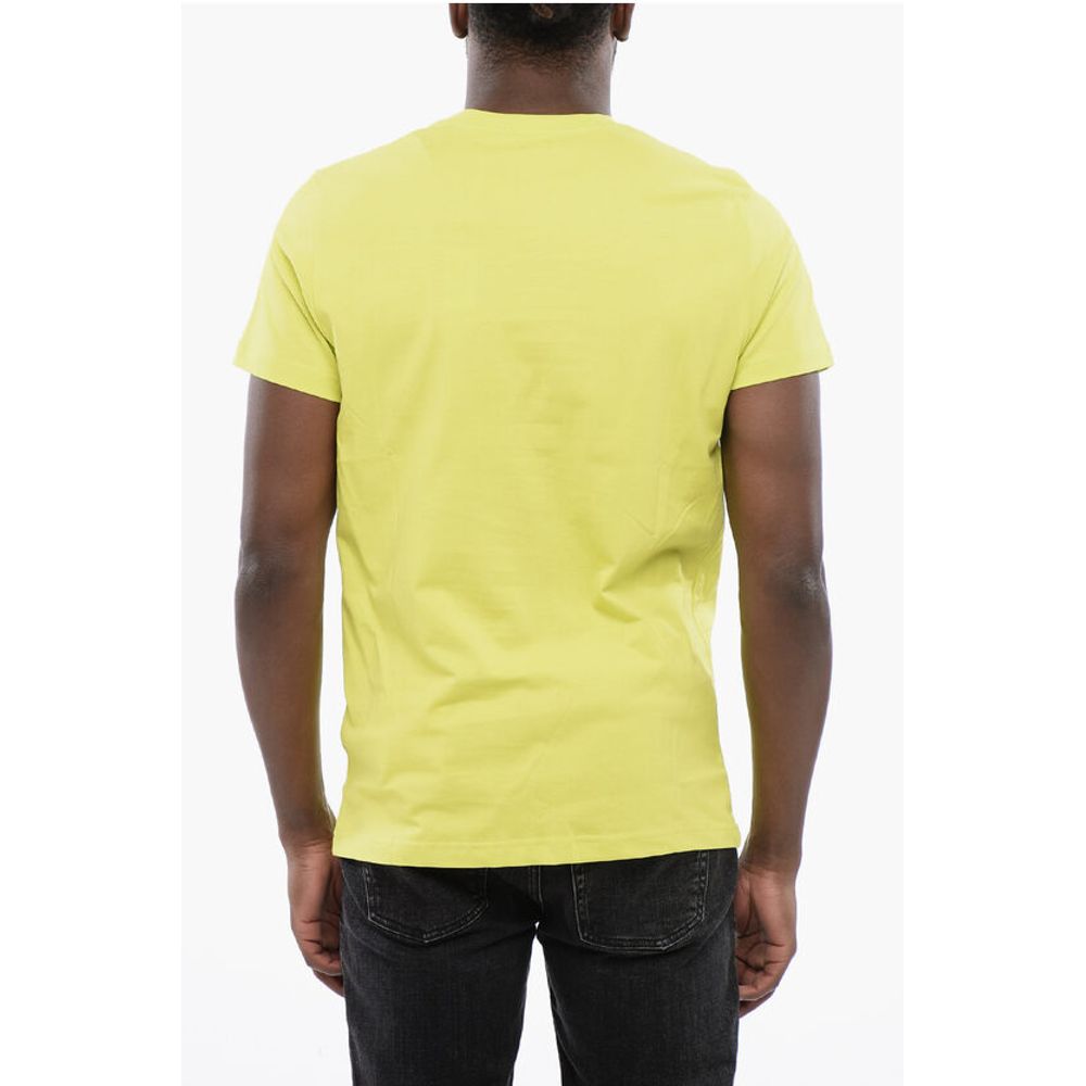 Solid Color T-DIEGO NEW Crewneck T-Shirt with Maxi Frontal L