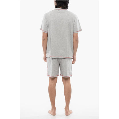 RED TAG Stretch Cotton UMSET-WILORT Short Pyjamas Set with V