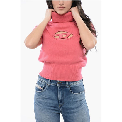 RED TAG Turleneck Sweater M-ARGARET With Cut - Out Detail an