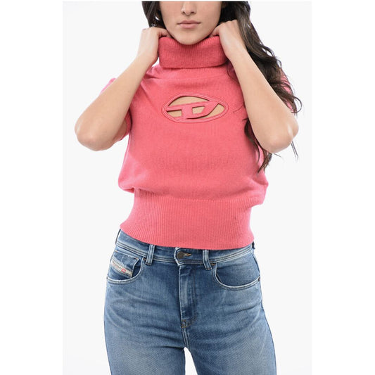 RED TAG Turleneck Sweater M-ARGARET With Cut - Out Detail an