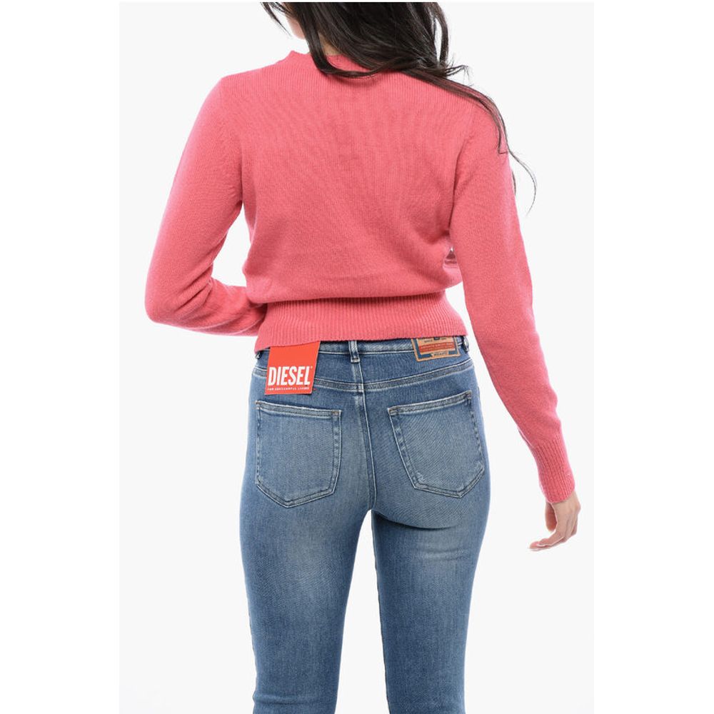 RED TAG Wool and Cashmere M-AREESA Crew-neck Sweater with Cu