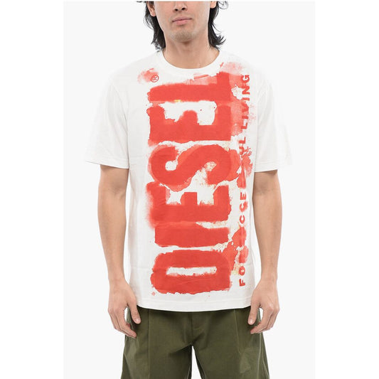 Lightweight Cotton T-JUST-E16 Crew-neck T-Shirt with Bleed-T