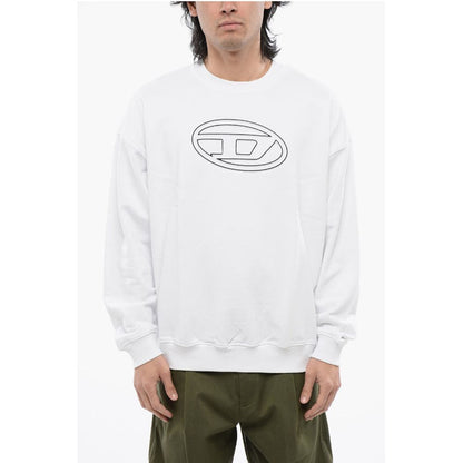 RED TAG Brushed Cotton S-MART-BIGOVAL Crew-neck Sweatshirt w