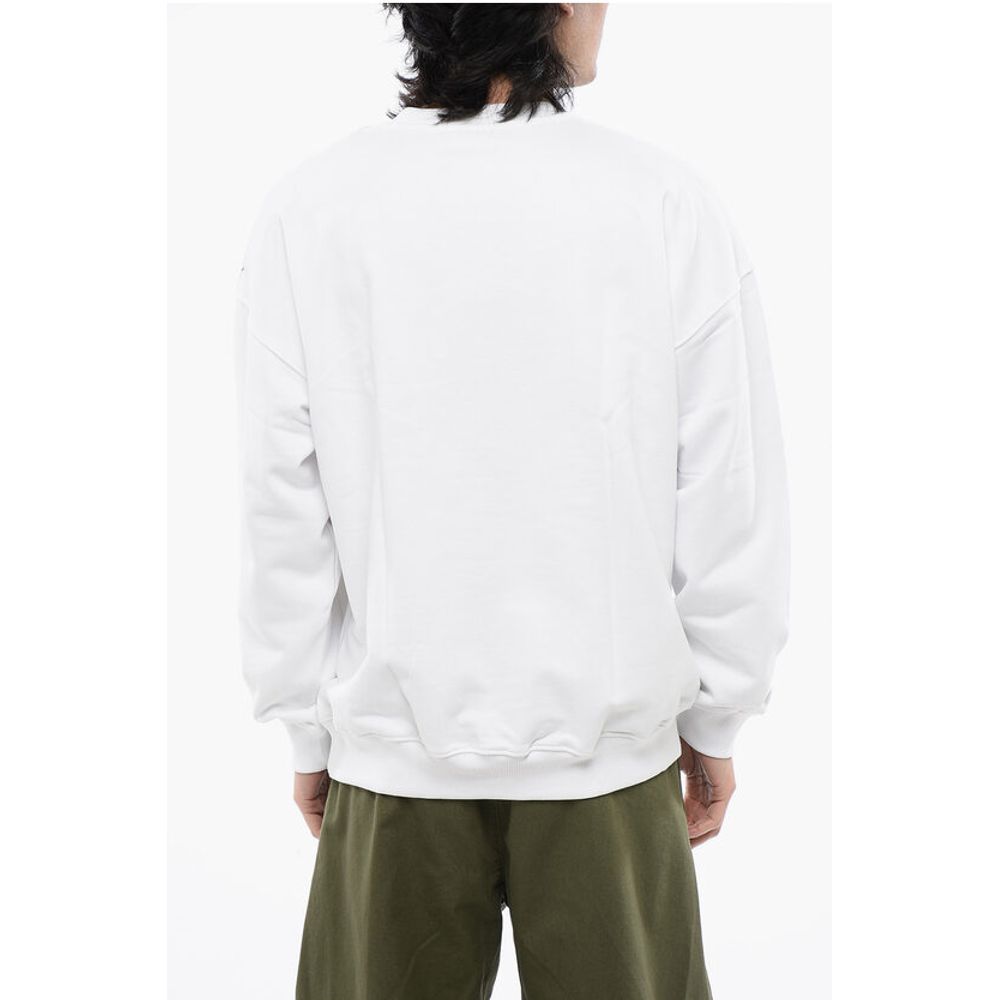 RED TAG Brushed Cotton S-MART-BIGOVAL Crew-neck Sweatshirt w