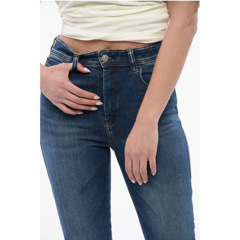 High Waisted Stretch Denim SLANDY Jeans 11cm L.32