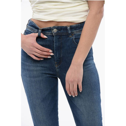 High Waisted Stretch Denim SLANDY Jeans 11cm L.32