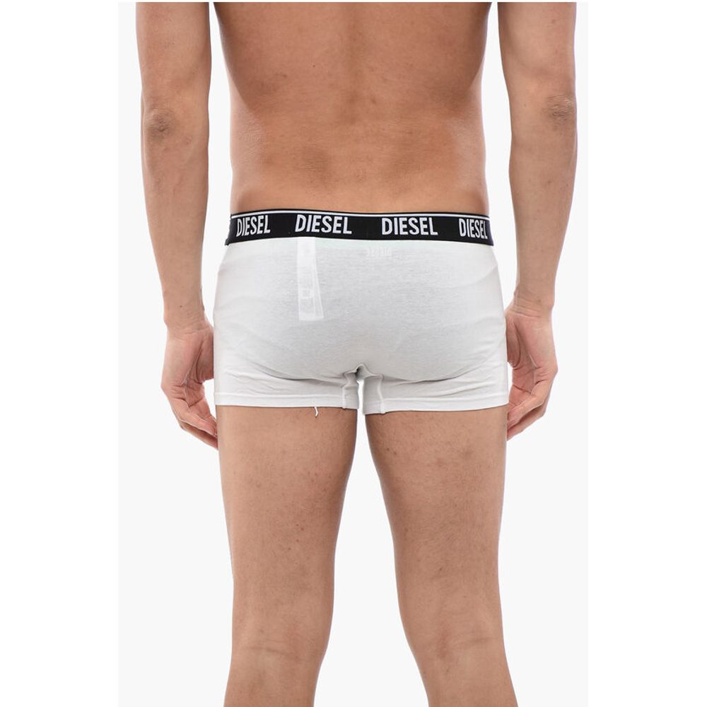 Set of 2 Stretch Cotton Boxer with Logoed Elastic Band