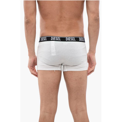Set of 2 Stretch Cotton Boxer with Logoed Elastic Band