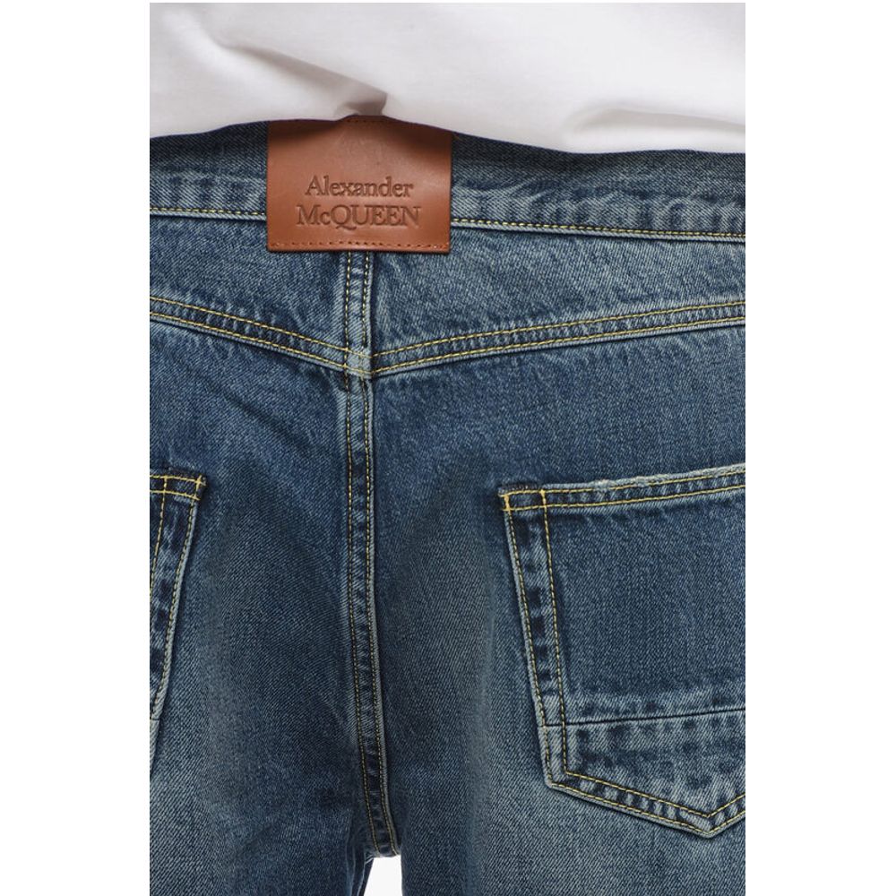 Mid Washed Slim Fit Denims 23cm