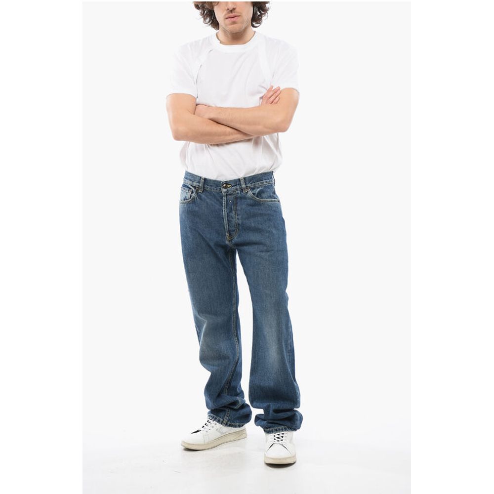 Mid Washed Slim Fit Denims 23cm