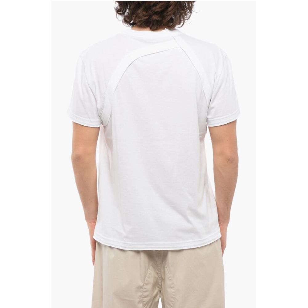Crew Neck BRACES Cotton T-Shirt