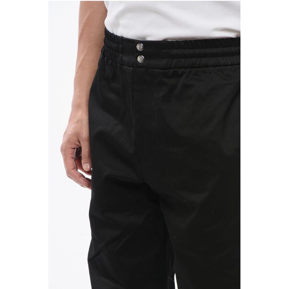Twill Cotton Pants with Cuffs