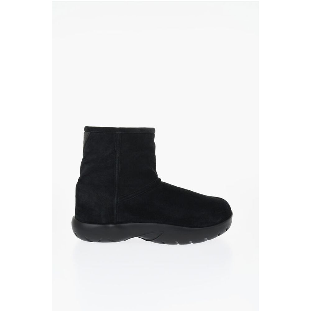 Suede SNAP Snow Boots