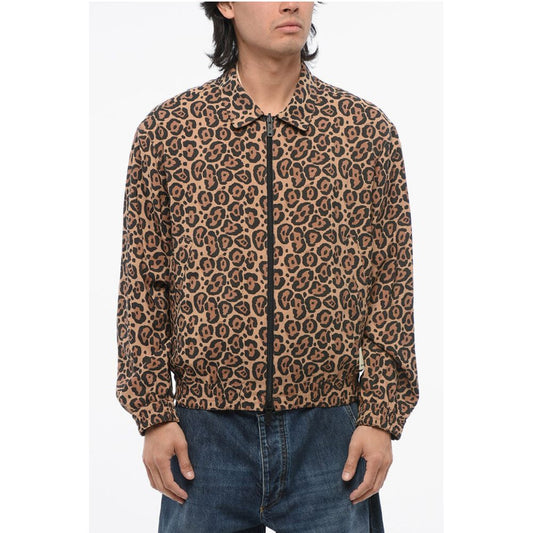 EMPORIO Unlined Reversible Bomber Jacket with Animal Pattern