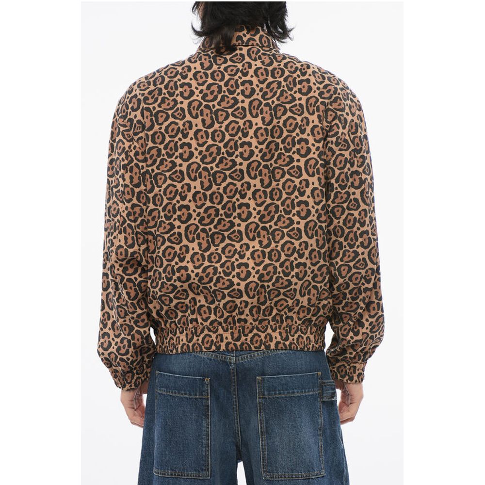 EMPORIO Unlined Reversible Bomber Jacket with Animal Pattern