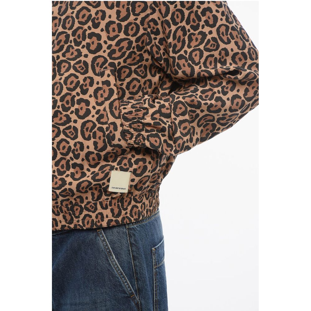 EMPORIO Unlined Reversible Bomber Jacket with Animal Pattern