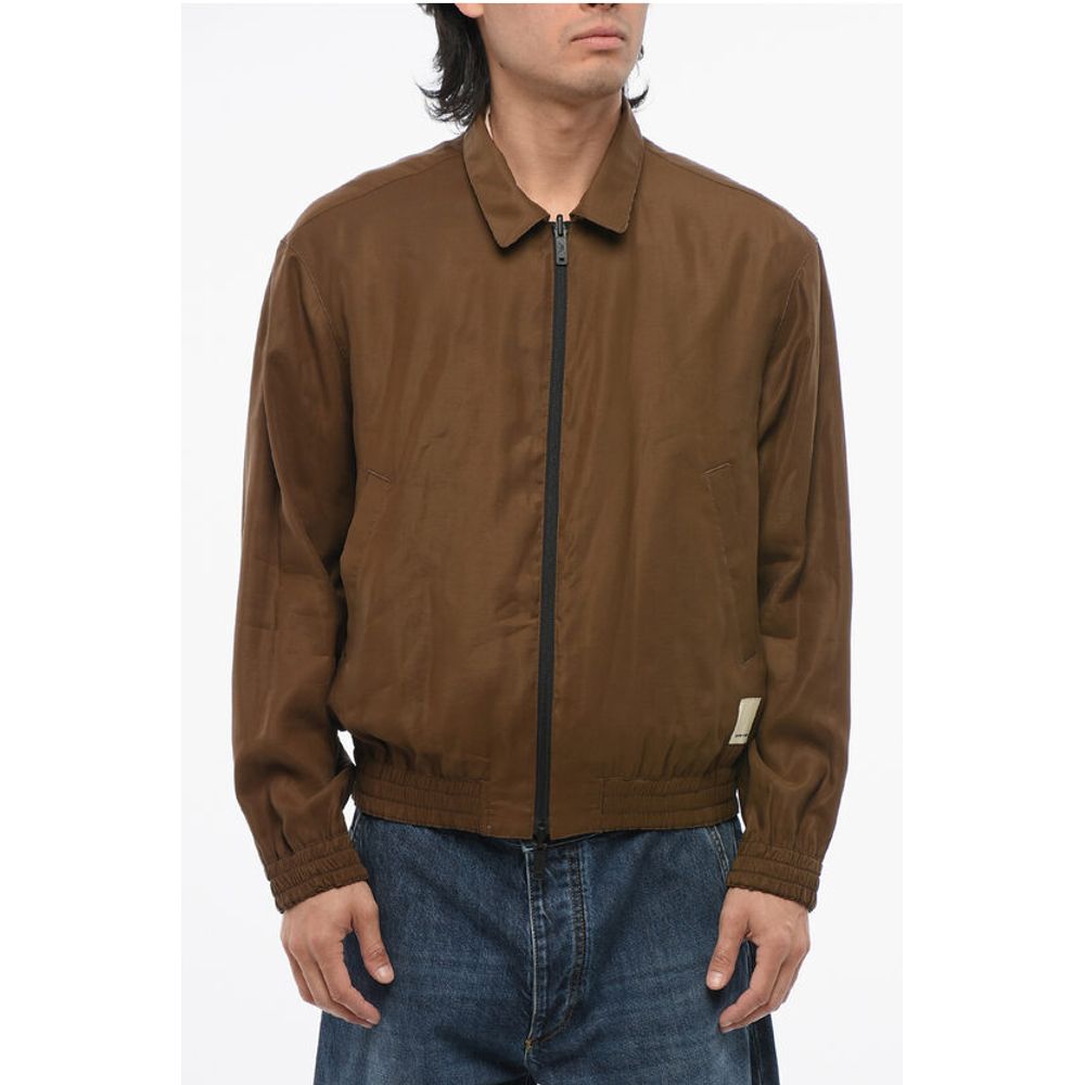 EMPORIO Unlined Reversible Bomber Jacket with Animal Pattern