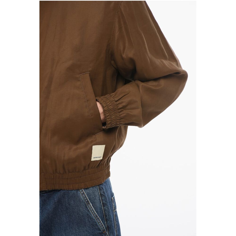 EMPORIO Unlined Reversible Bomber Jacket with Animal Pattern