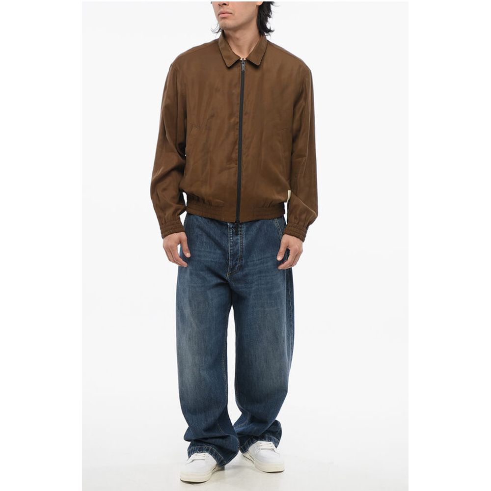 EMPORIO Unlined Reversible Bomber Jacket with Animal Pattern
