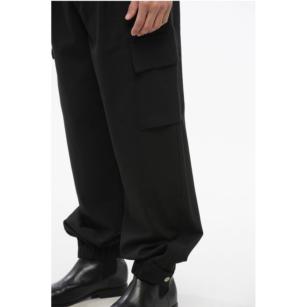 EMPORIO Single-pleated Cargo Pants with Adjustable Cuffs