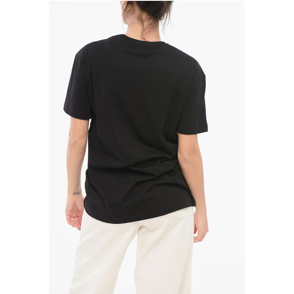 EA7 Crew Neck Cotton T-Shirt with Print