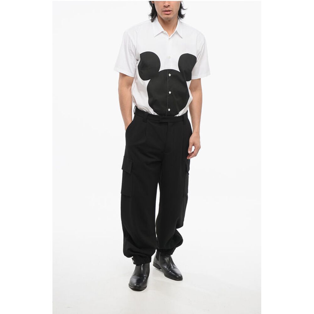 EMPORIO Single-pleated Cargo Pants with Adjustable Cuffs