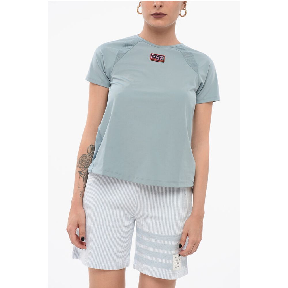 EMPORIO Tech T-shirt with Logo Patch