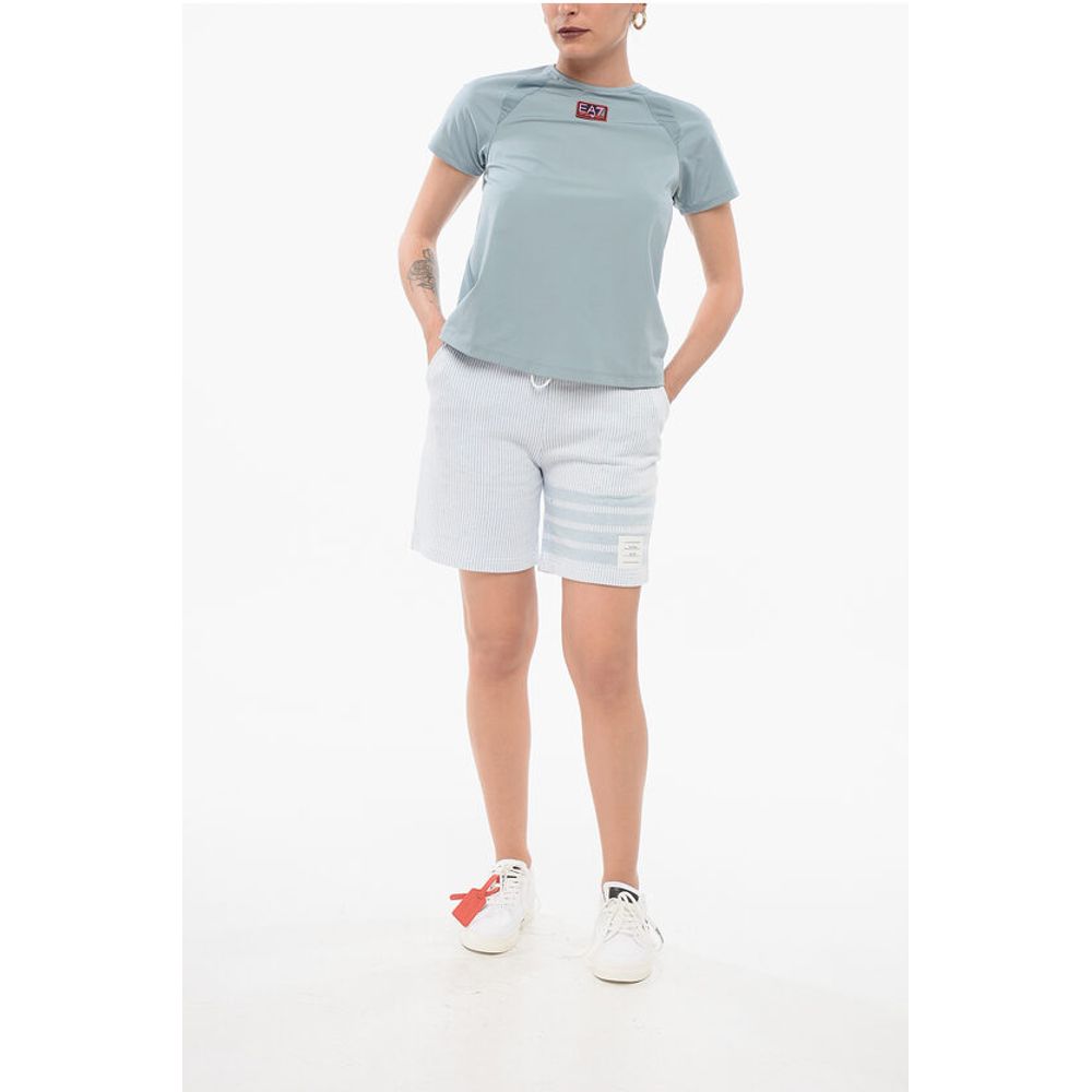 EMPORIO Tech T-shirt with Logo Patch