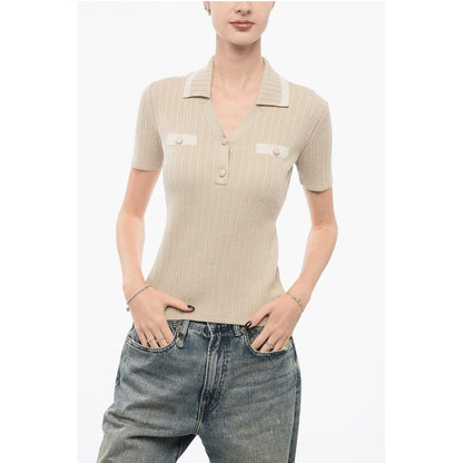 EMPORIO ICON Ribbed Sweater with Polo Neck
