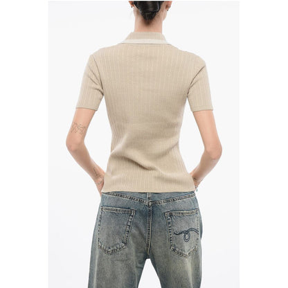 EMPORIO ICON Ribbed Sweater with Polo Neck