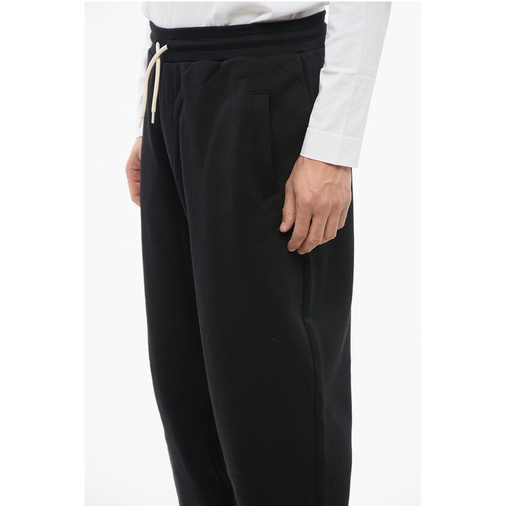 EMPORIO Brushed Cotton Sweatpants with Cuffs