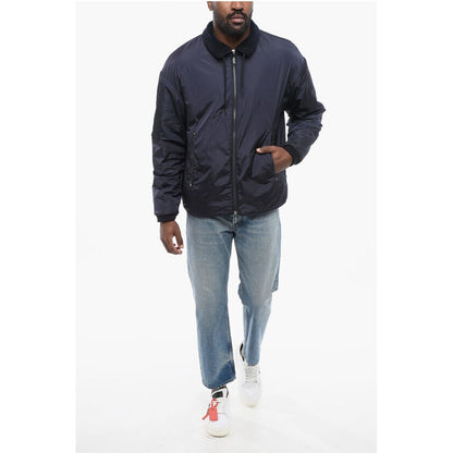 EMPORIO Reversible Windbreaker with Sherpa Lining