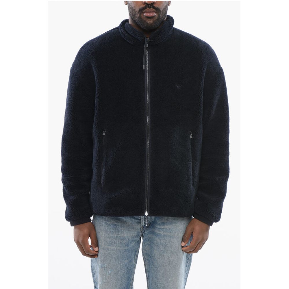 EMPORIO Reversible Windbreaker with Sherpa Lining