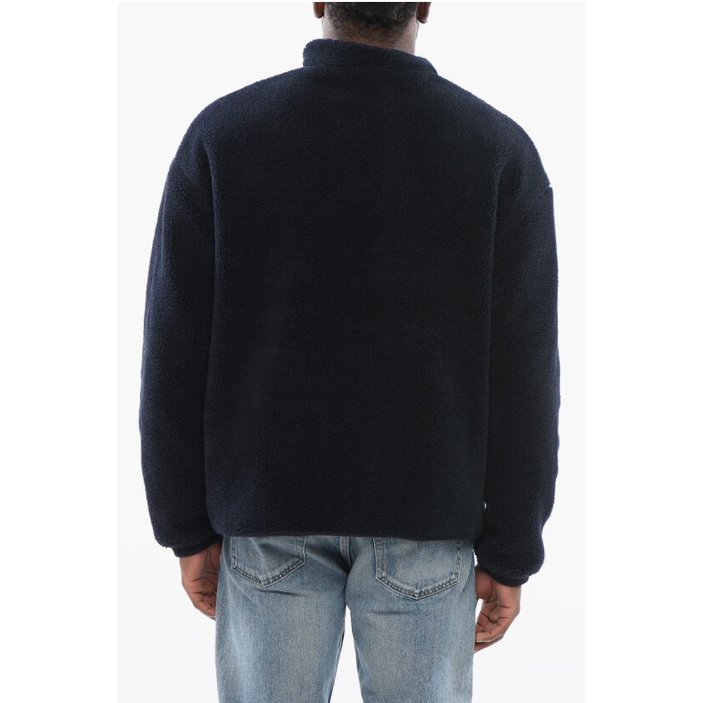EMPORIO Reversible Windbreaker with Sherpa Lining