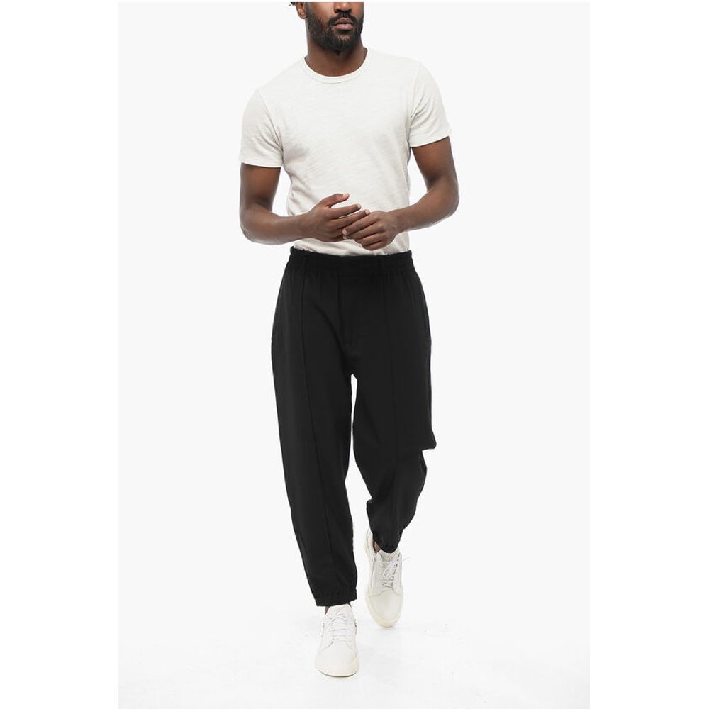 EMPORIO Front Pleated 4-Pocketed Pants with Cuffs