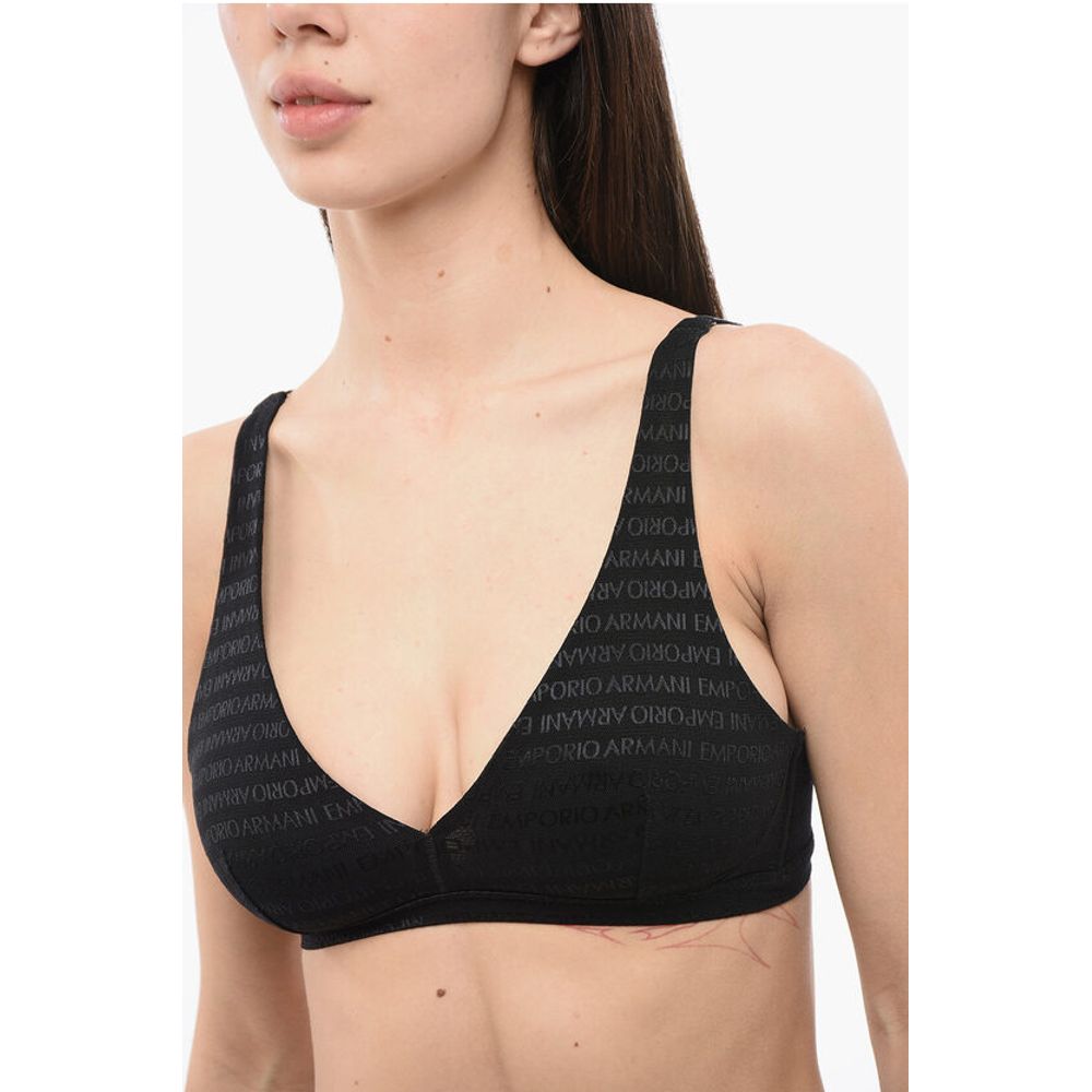 Logoed Triangle Bra