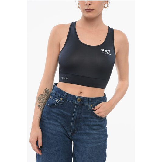 EMPORIO VENTUS Sporty Cropped Top with Logo