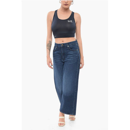 EMPORIO VENTUS Sporty Cropped Top with Logo