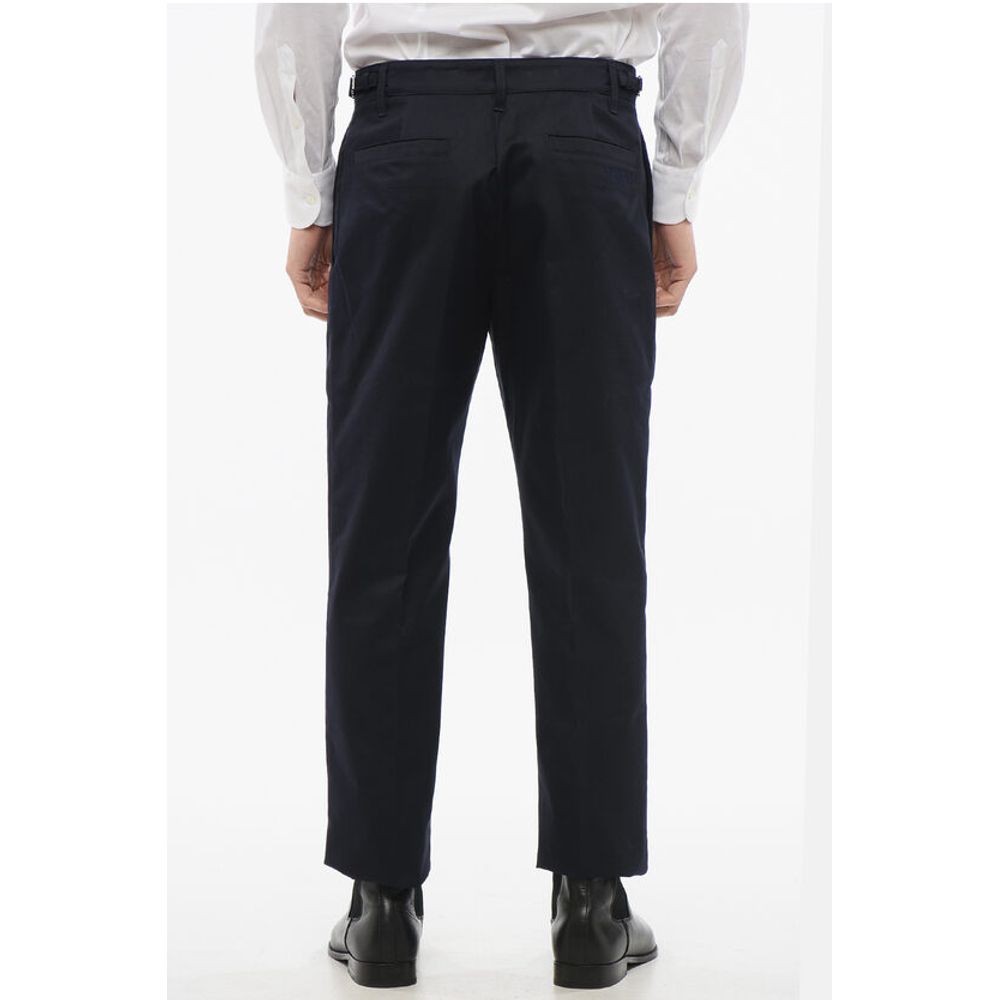 Cotton Chinos Pants with Side Martingales