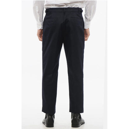 Cotton Chinos Pants with Side Martingales